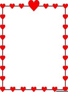 Clipart Borders Valentines Day | Free Images at Clker.com - vector clip ...