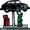 Clipart Mechanic Working On Car Image