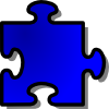Jigsaw Blue Puzzle Clip Art