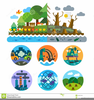Polluted Environment Clipart Image