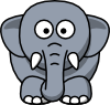 Cartoon Elephant Clip Art