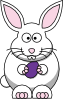 Smiling Bunny Clip Art