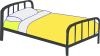 Single Bed Clip Art