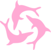 Pink Dolphin Vicki Clip Art