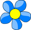 Blue Flower Clip Art