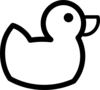 Duck Outline Clip Art