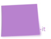Purple Postit Clip Art