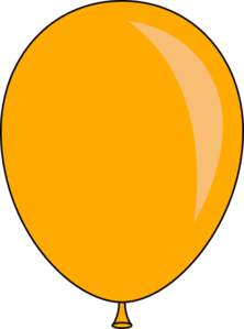 Orange Balloon Clip Art at Clker.com - vector clip art online, royalty free  & public domain