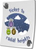 Paradise Ticket Radial Heights Clip Art