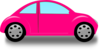 Beetle Pink2 Clip Art