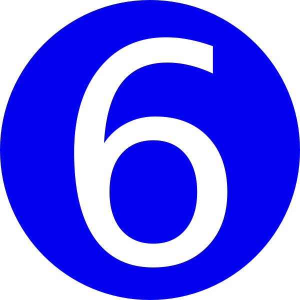 Blue Number 6