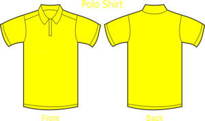 Polo Shirt Yellow Clip Art at Clker.com - vector clip art online ...