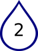 Number Rain Drop Clip Art