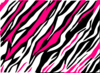 Black And White Zebra Print Background Clip Art