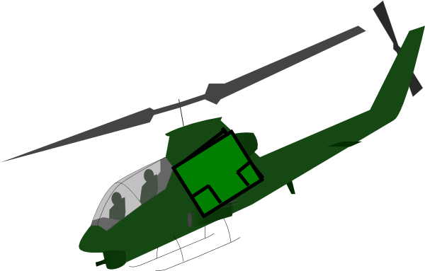 Helicoper Open Clip Art at Clker.com - vector clip art online, royalty ...