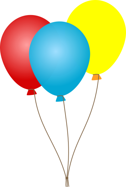 Palloncini Clip Art at Clker.com - vector clip art online, royalty free ...