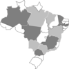 Mapa Do Brasil Hcv Cores Quentes Clip Art At Clker Com Vector Clip