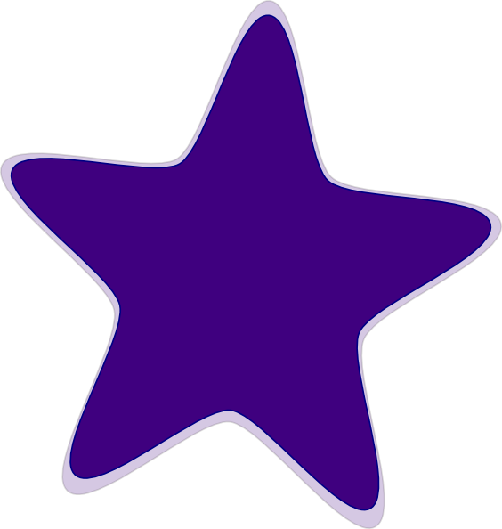 Violet Star Clip Art at Clker.com - vector clip art online, royalty free &  public domain