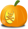 Crossbones Pumpkin Clip Art