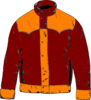 Red And Orange Jacket Clip Art