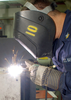 Welder Works Aboard Ship. Image