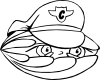 Clam Security Guard 2 Clip Art