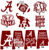 Free University Of Alabama Football Clipart Image