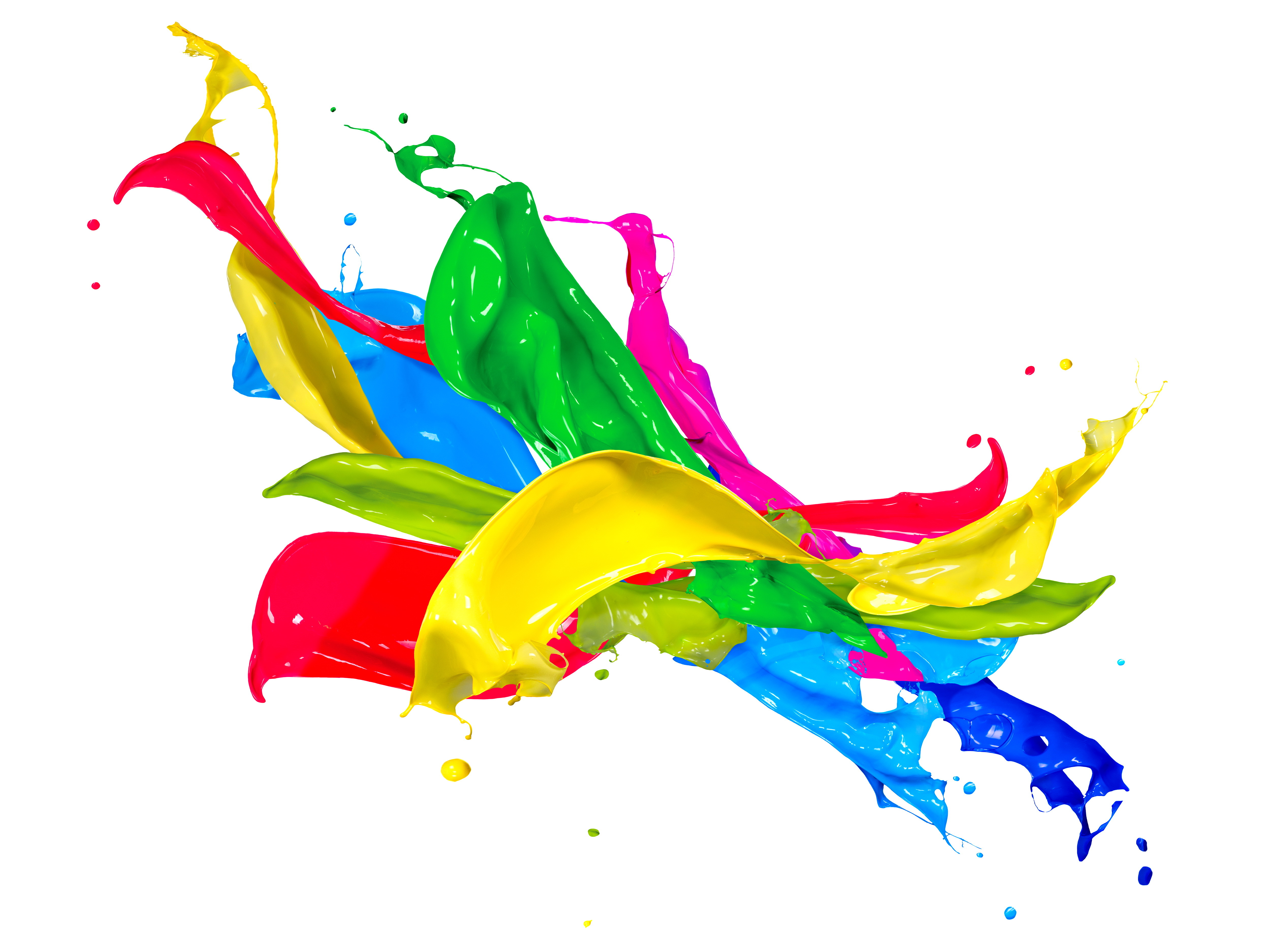 Paint Splash Colors Design Free Images At Clker Vector Clip Art | The ...