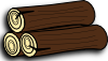 Farmeral Wood Icon Clip Art