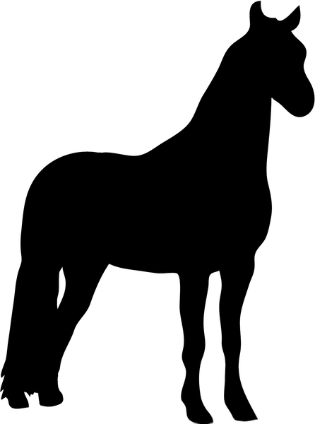 Horse Silhouette Clipart | Free Images at Clker.com - vector clip art ...