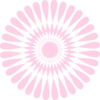 Light Pink Flower Daisey Clip Art