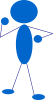 Blue Man Clip Art