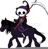 Cartoon Grim Reaper Clipart Image