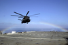 Mh-53e Sea Dragon Makes Prepares To Land Aboard Ship. Image