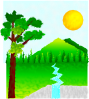 Natural Landscape Clip Art