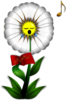 Flower Singing Clip Art