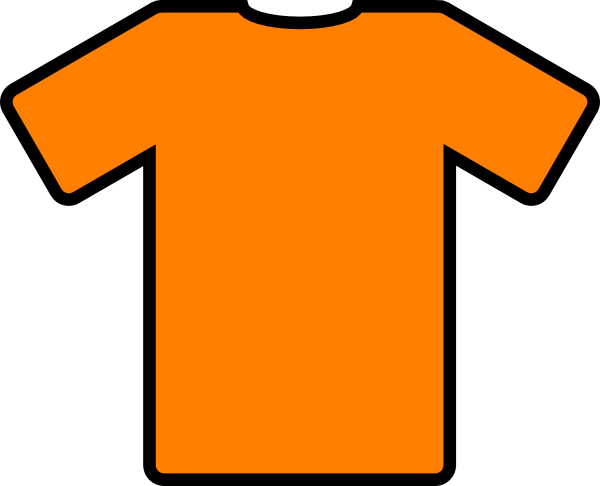Orange T-shirt Icon Clip Art at Clker.com - vector clip art online, royalty  free & public domain