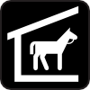 Horse Stable 2 Clip Art