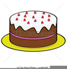 Free Strawberry Cake Clipart Image