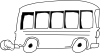 School Bus Outline Clip Art