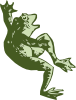 Dancing Frog Clip Art