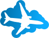 Plane In The Sky Clip Art