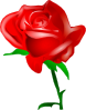 Red Rose Clip Art