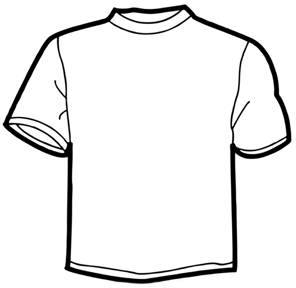 Free Clipart T Shirt Outline | Free Images at Clker.com - vector clip ...