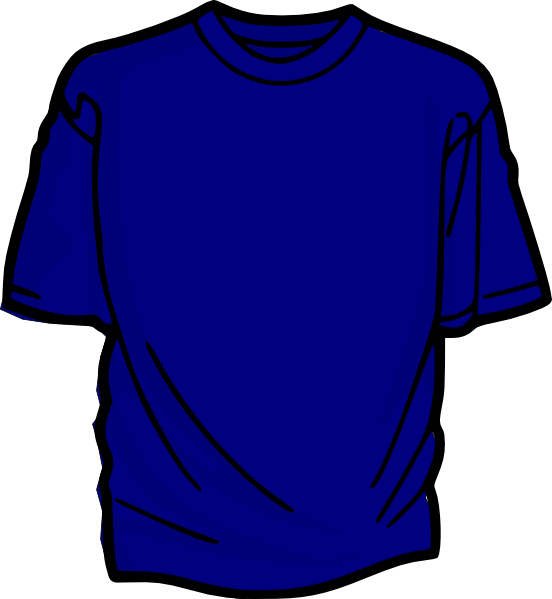 Blue T-shirt Clip Art at Clker.com - vector clip art online, royalty ...