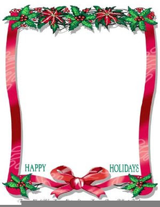 Christmas Clipart And Borders Free | Free Images at Clker.com - vector ...