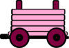 Train Pink Clip Art