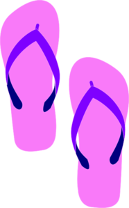 Flipflops Clip Art at Clker.com - vector clip art online, royalty free ...