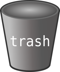 Trash Bin Clip Art at Clker.com - vector clip art online, royalty free &  public domain