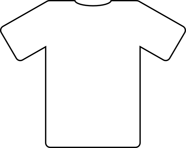 Shirt Outlines Clip Art at Clker.com - vector clip art online, royalty ...